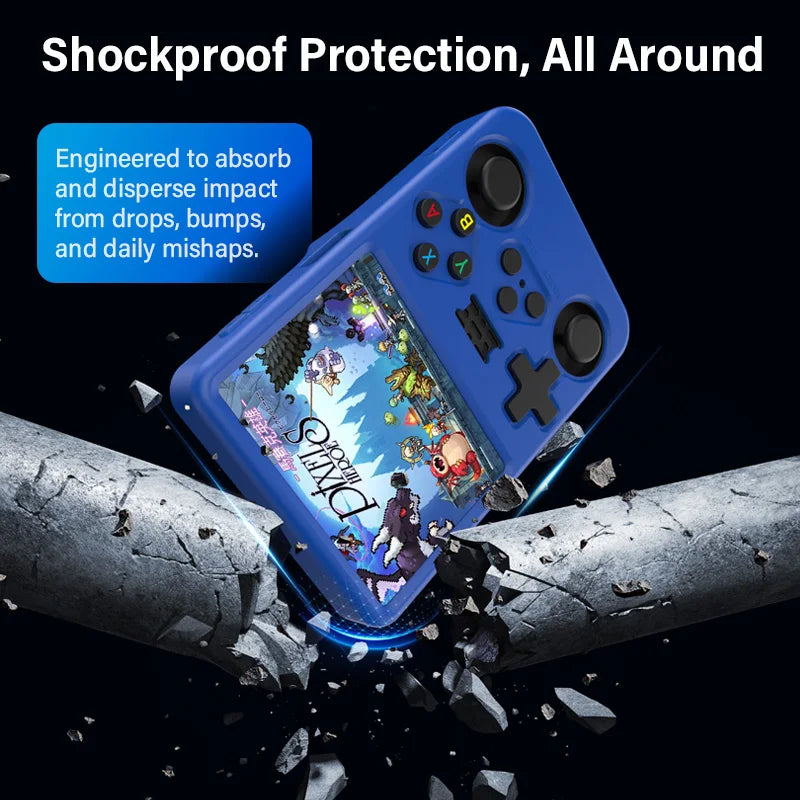 Silicone Case For R36S Handheld Game Console Protective Cover Scratch Resistant Dustproof Storage Box Soft Shell For R36S Consol